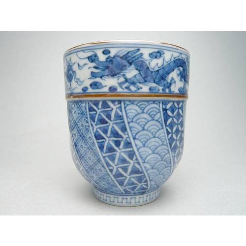 京焼 清水焼 染付祥瑞上竜文湯呑 昭阿弥 大 : 松韻堂 Yahoo!店 - 通販