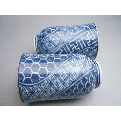 湖東焼き水滴‥祥瑞写し 湖東焼き水滴‥祥瑞写し 瀬戸染付祥瑞捻文鉢 川本半助