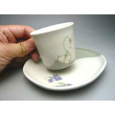 京焼 清水焼 すみれ デミタスセット : 松韻堂 Yahoo!店 - 通販 - Yahoo