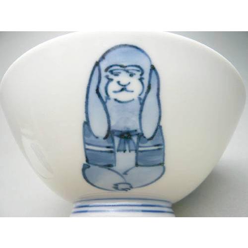 京焼 清水焼 見ざる聞かざる言わざる 三猿ご飯茶碗 大 : 松韻堂 Yahoo