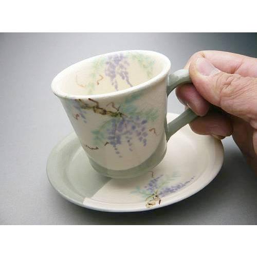 京焼 清水焼 藤の花 コーヒーカップ : 松韻堂 Yahoo!店 - 通販 - Yahoo