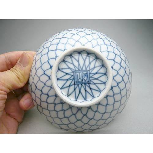 京焼 清水焼 青網 ご飯茶碗 芳山 大単品 : 松韻堂 Yahoo!店 - 通販