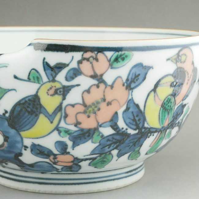 北村賀善】着彩松竹梅 小鉢 5個 京焼 清水焼