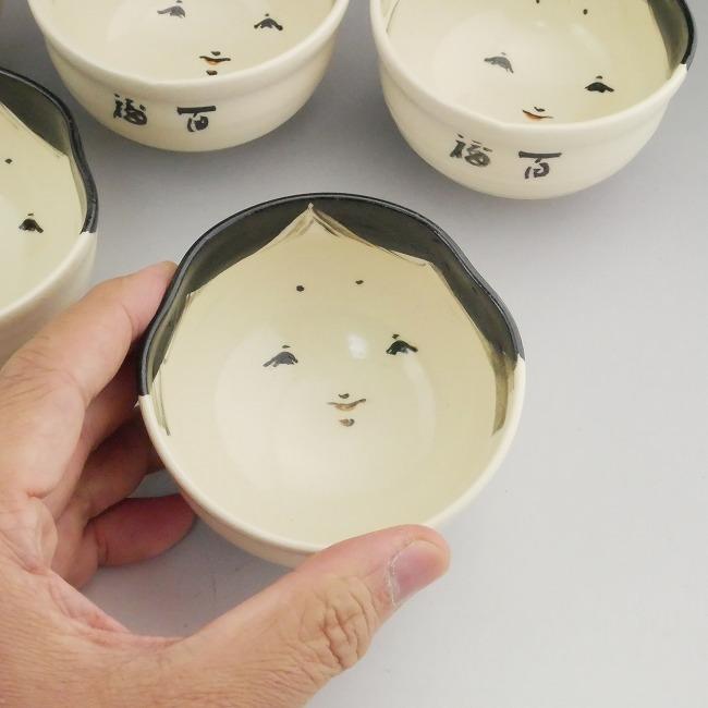 京焼 清水焼 お福 汲出碗 与し三 中のサイズ 単品 : 松韻堂