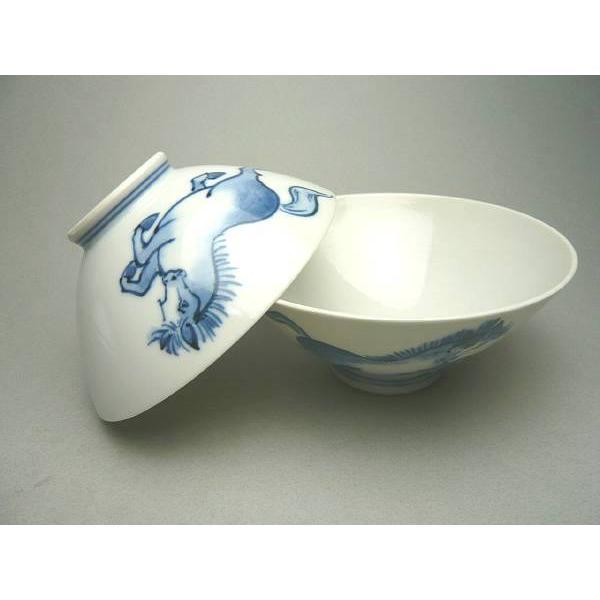 京焼 清水焼 左馬夫婦ご飯茶碗 （薄呉須）芳山 : 松韻堂 Yahoo!店