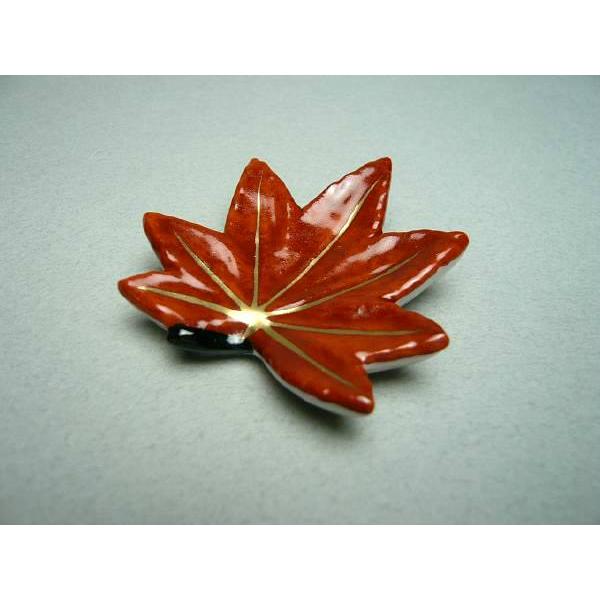 清水焼 京焼 いろ葉 箸置き もみじ 紅葉 ペア 2個セット 磁器製