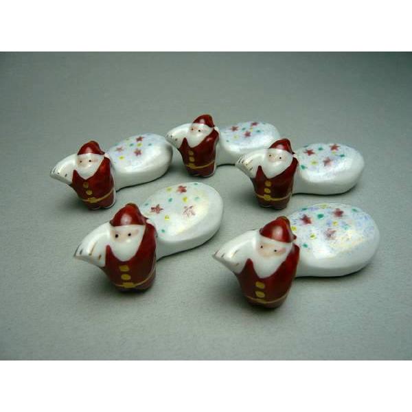 京焼 清水焼 箸置き サンタクロースセット : 松韻堂 Yahoo!店 - 通販
