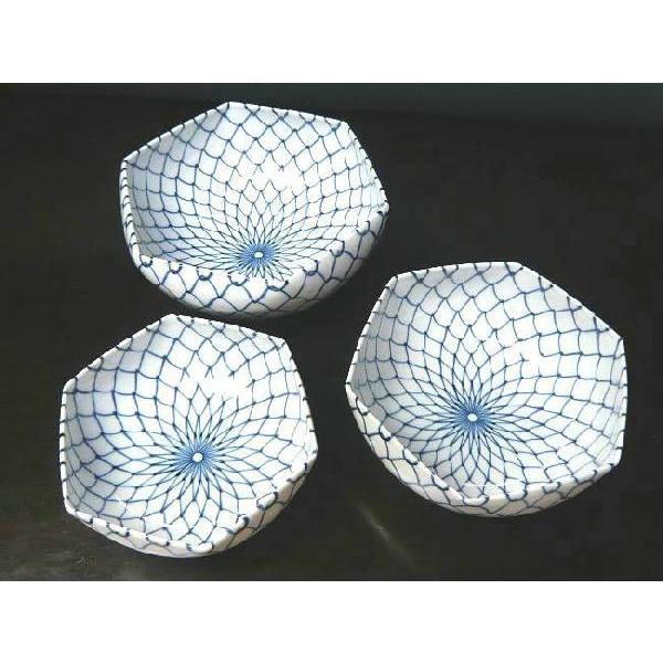京焼 清水焼 網六角三段鉢 芳山 : 松韻堂 Yahoo!店 - 通販 - Yahoo