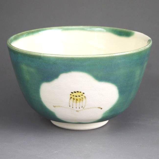 京焼 清水焼 侘び助ツバキ 抹茶茶碗 : 松韻堂 Yahoo!店 - 通販 - Yahoo