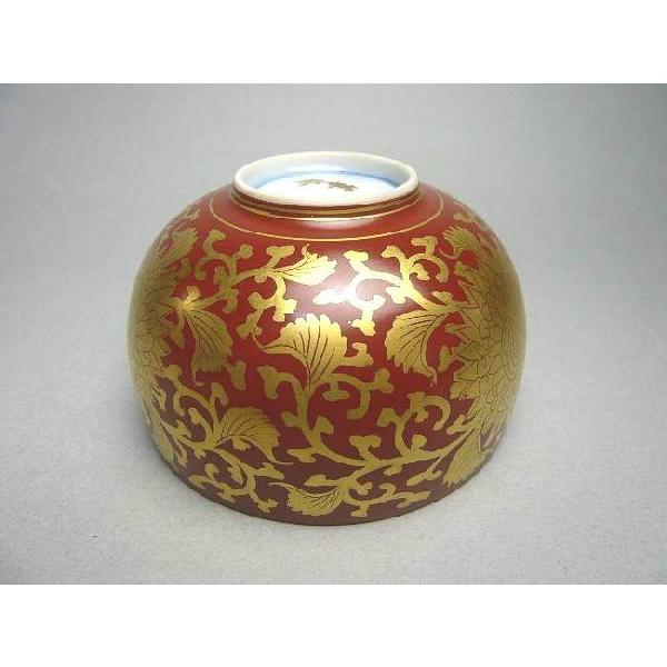 京焼 清水焼 赤金襴手汲出碗 華峰 単品 : 松韻堂 Yahoo!店 - 通販
