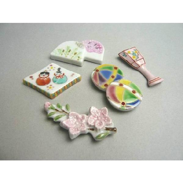 京焼 清水焼 京のひなまつり箸置きセット : 松韻堂 Yahoo!店 - 通販