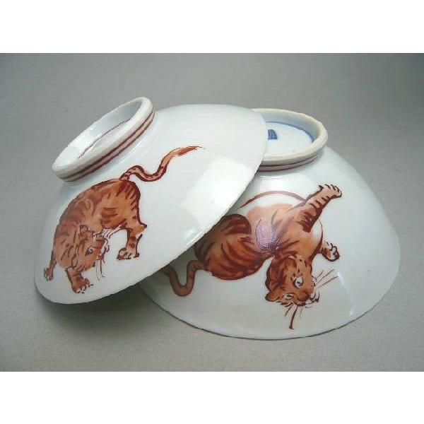 京焼 清水焼 干支赤虎 蓋付ご飯茶碗 : 松韻堂 Yahoo!店 - 通販 - Yahoo