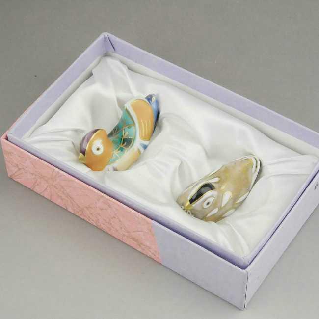 京焼 清水焼 おしどりペア箸置きセット 紫泉 : 松韻堂 Yahoo!店 - 通販