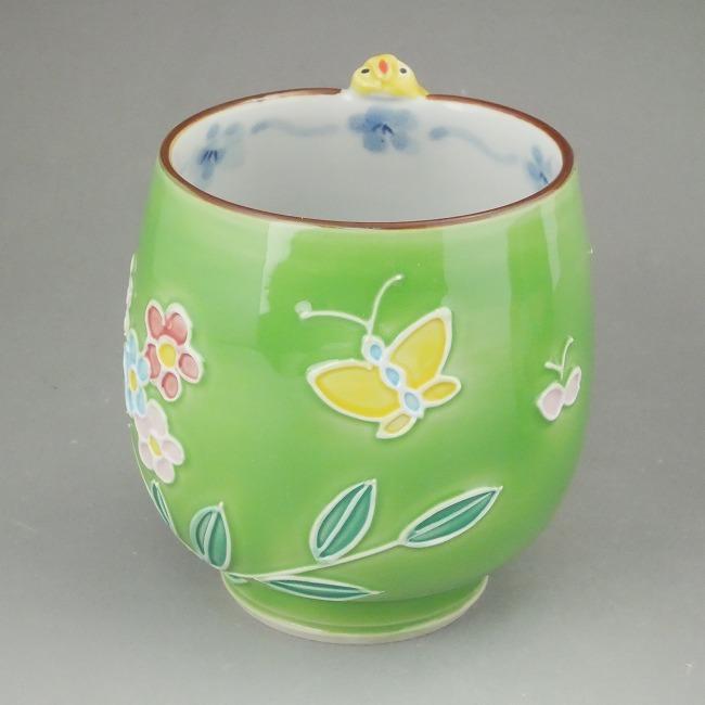 京焼 清水焼 黄ふくろう湯呑 昇峰 小単品 : 松韻堂 Yahoo!店 - 通販