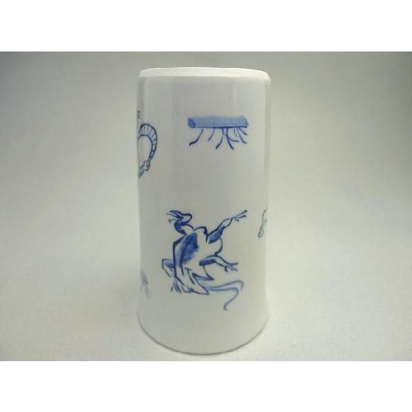 京焼・清水焼 岩華 高木岩華 銘々皿 鳥獣戯画まゆ型絵変り