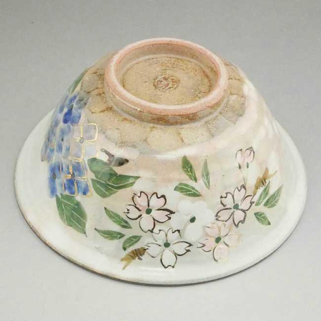 ◇京焼 清水焼 四季草花 夫婦飯碗 俊山 【公式通販】