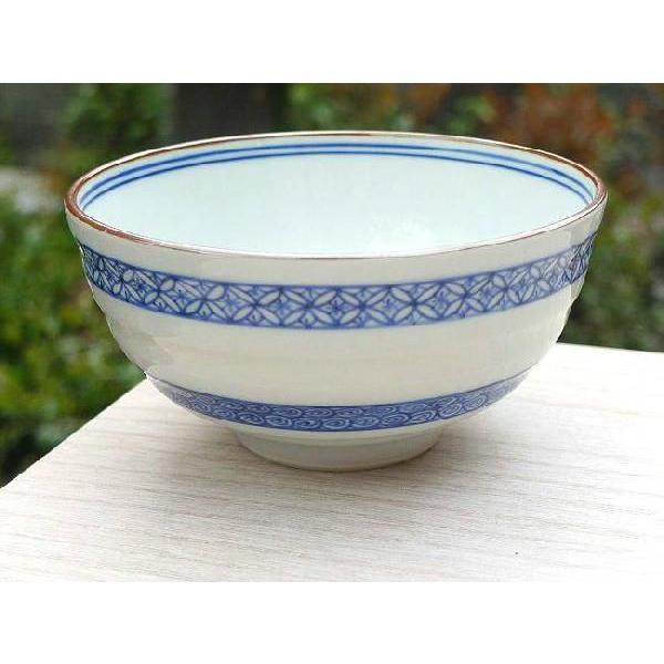 京焼 清水焼 染赤帯古紋ご飯茶碗 青 : 松韻堂 Yahoo!店 - 通販 - Yahoo