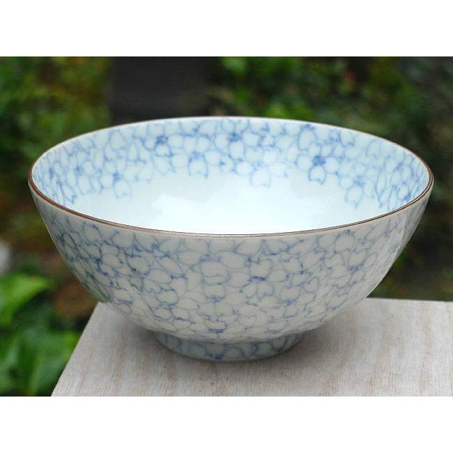 京焼 清水焼 染赤桜詰ご飯茶碗 紫峰 大 : 松韻堂 Yahoo!店 - 通販