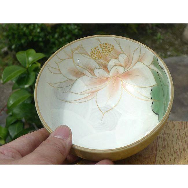 京焼 清水焼 清水焼 月下美人ご飯茶碗 陶あん 大 : 松韻堂 Yahoo!店