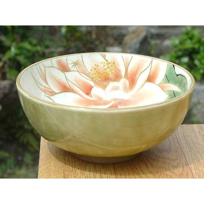 京焼 清水焼 清水焼 月下美人ご飯茶碗 陶あん 小 : 松韻堂 Yahoo!店