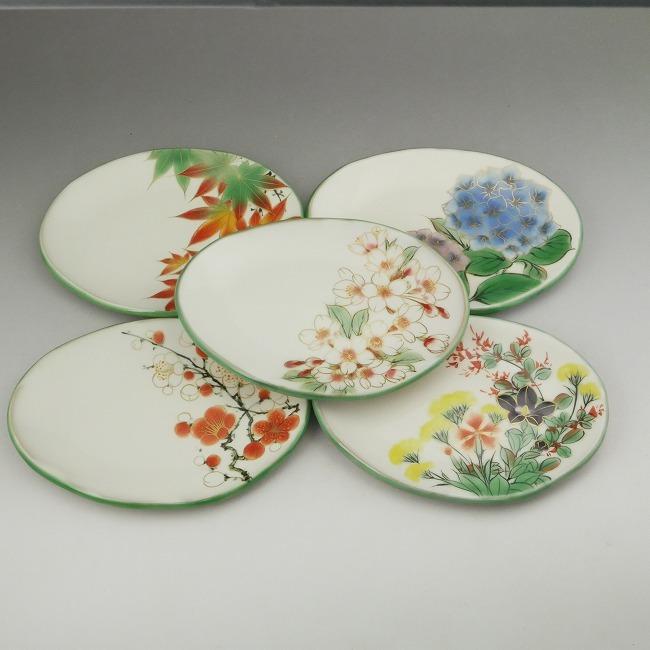 【Used・希少】京焼 清水焼 陶あん 京織部 がく紫陽花 中鉢 ヴィンテージ品 Used・希少】京焼 清水焼 陶あん 京織部 がく紫陽花 中鉢 ヴィンテージ