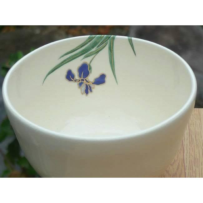 京焼 清水焼 色絵琳派菖蒲抹茶茶碗 善昇 : 松韻堂 Yahoo!店 - 通販
