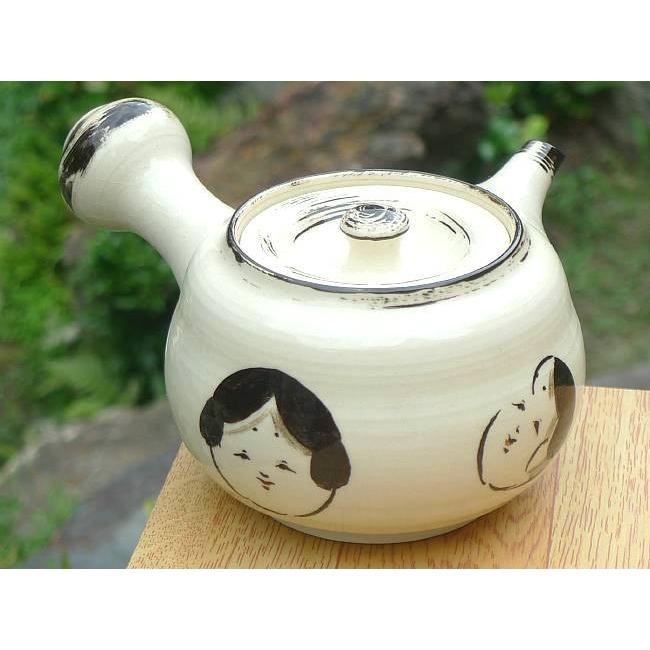 京焼 清水焼 清水焼 お福急須中縦型 茶の間セット : 6825 : 松韻堂 