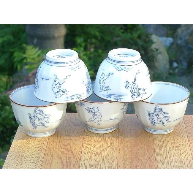 京焼 清水焼     清水焼 高山寺お茶呑茶碗揃え　壹楽