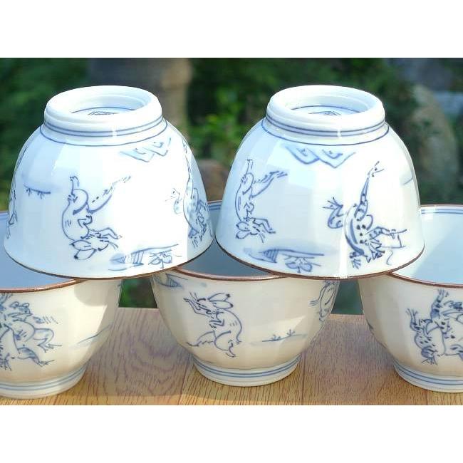 京焼 清水焼     清水焼 高山寺お茶呑茶碗揃え　壹楽_1
