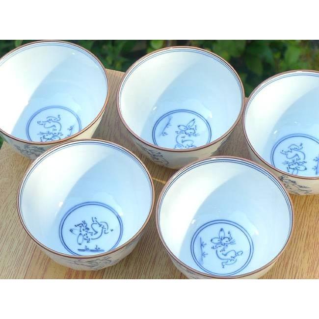 京焼 清水焼     清水焼 高山寺お茶呑茶碗揃え　壹楽_2