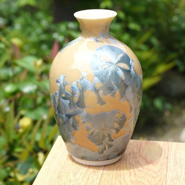 京焼 清水焼 花結晶花生 灰青 陶あん : 松韻堂 Yahoo!店 - 通販