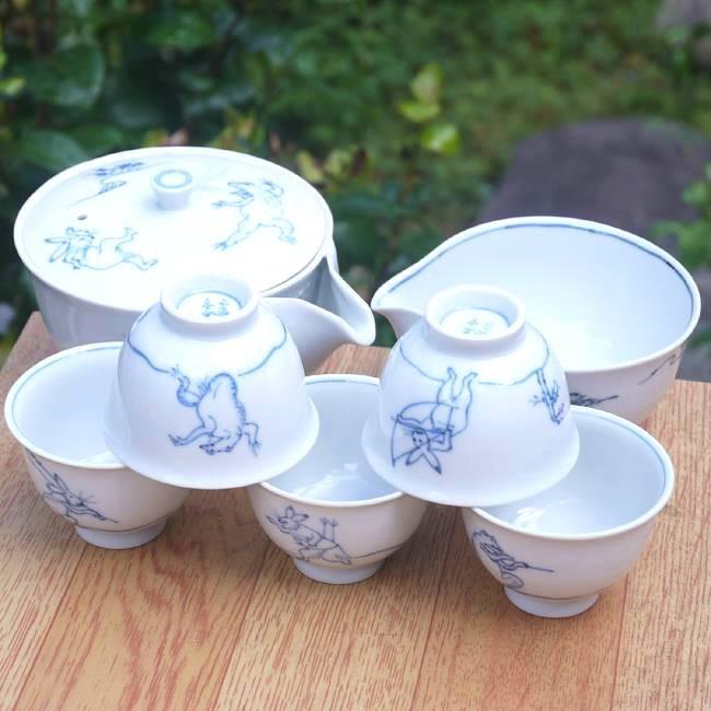 清水焼き 陵泉 煎茶器セット