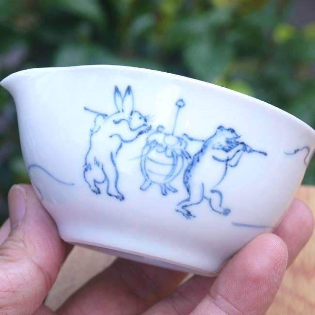 京焼 清水焼 鳥獣戯画湯さまし 陵泉 : 松韻堂 Yahoo!店 - 通販 - Yahoo