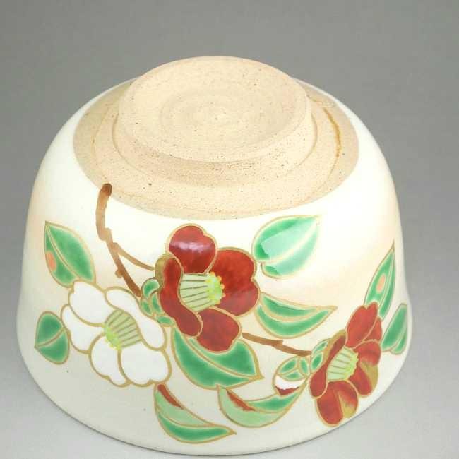 京焼 清水焼 抹茶茶碗 紅白椿 亨 : 松韻堂 Yahoo!店 - 通販 - Yahoo