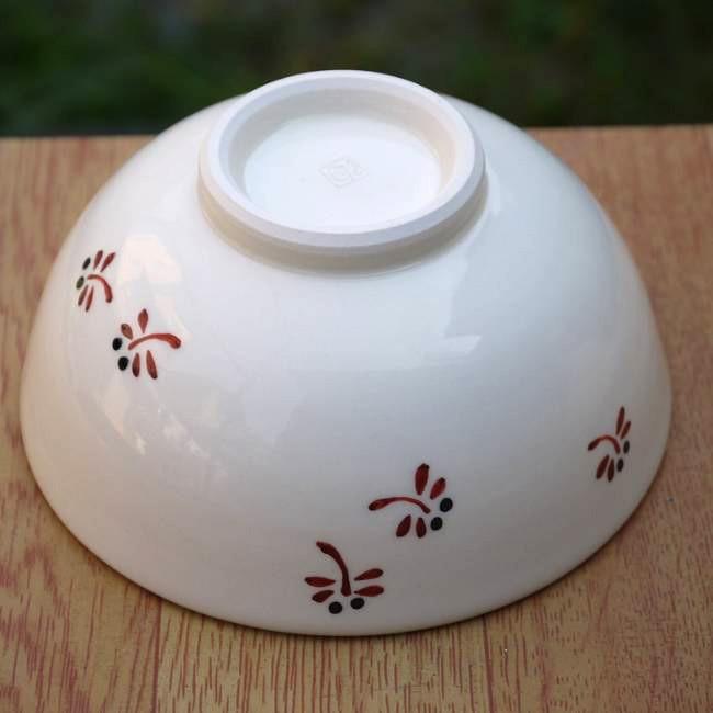 京焼 清水焼 色絵赤トンボご飯茶碗 小 磁器 : 松韻堂 Yahoo!店 - 通販