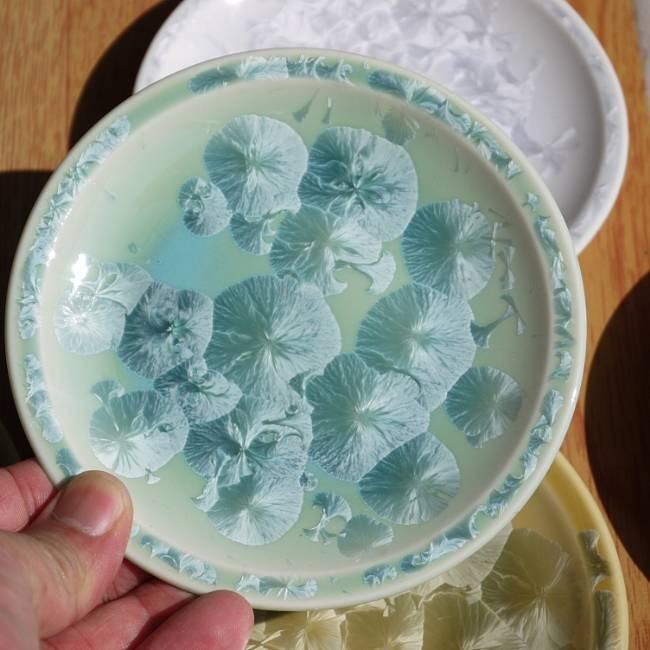 京焼 清水焼 花結晶銘々皿揃え 陶あん : 松韻堂 Yahoo!店 - 通販