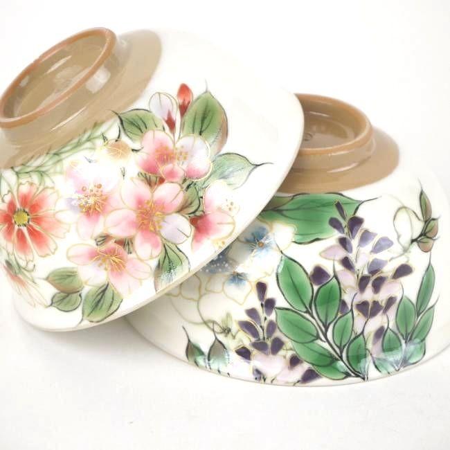 京焼 清水焼 清水焼 花うつろい夫婦茶碗 陶あん : 松韻堂 Yahoo
