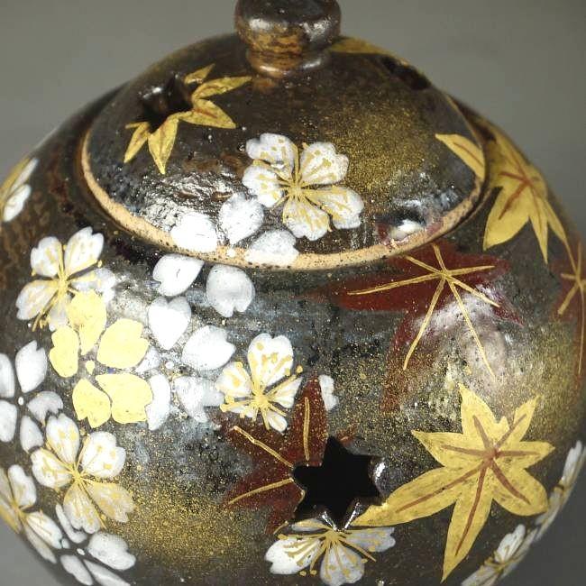 京焼(清水焼) 寛楽作 金彩香炉 京焼(清水焼) 寛楽作 金彩香炉 京焼(清水焼) 寛楽作 金彩香炉