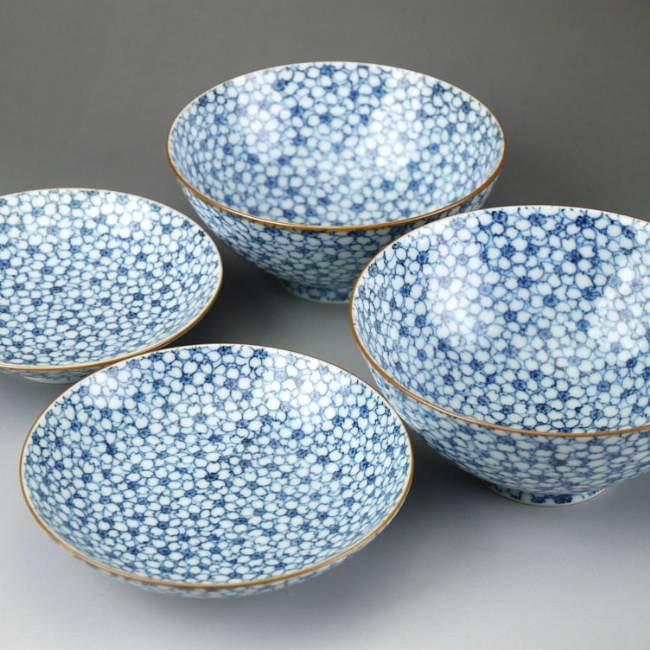 助田 正山 清水焼 桜詰茶碗 助田 正山 清水焼 桜詰茶碗