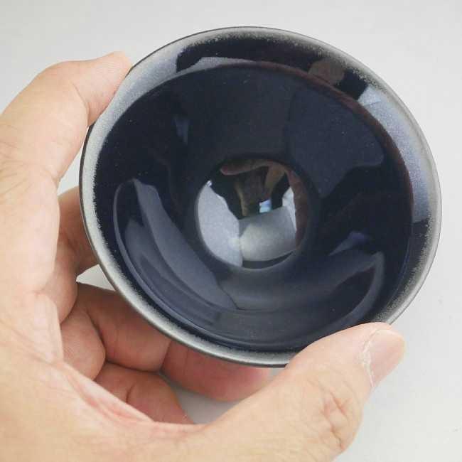 京焼 清水焼 碧色禾目天目盃 陶あん : 松韻堂 Yahoo!店 - 通販 - Yahoo