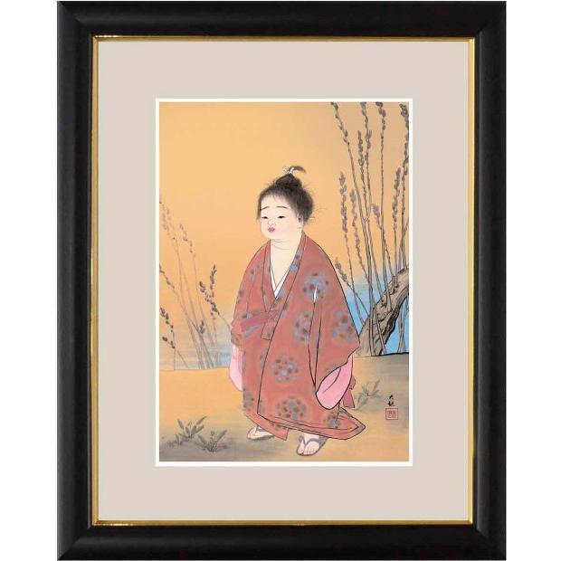 和風 額絵 横山大観 無我 高精細特色技術絵 F6 大 サイズ 代引き不可 G4bn0211 ショージドウ 通販 Yahoo ショッピング