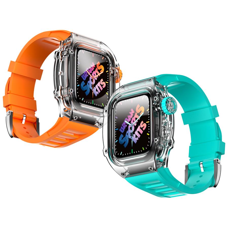 アップルウォッチ apple watch case バンド ベルト カバー 一体型 