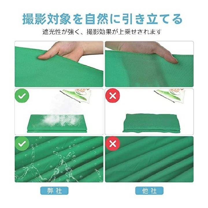 Fositan 写真撮影用 背景布 グリーンバック クロマキー 180cm 280cm背景布 3種類 白 黒 緑 背景布スタンドセット スタジオ撮影機材 三脚 80 0cm Haikei1 Shokaヤフー店 通販 Yahoo ショッピング