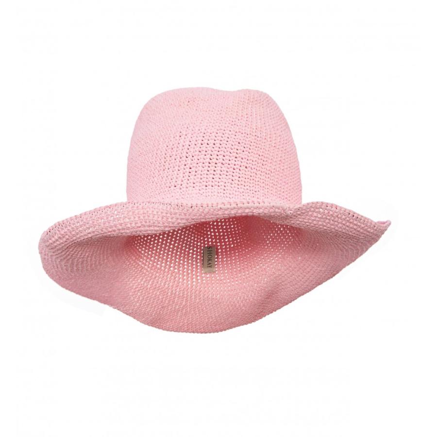 SHOKAY（ショーケイ）ラフィア・フェドラハット（パステルピンク） |  | 03