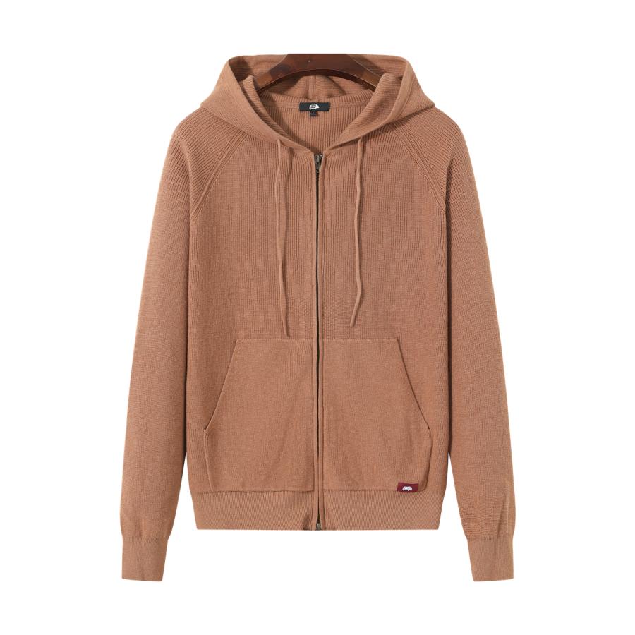 SHOKAY（ショーケイ) ショトン・ニットフーディ（コットンヤク、ブラウン) |  | 01