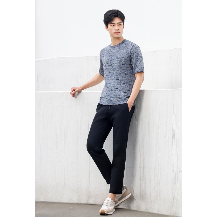 SHOKAY（ショーケイ) メンズ・ドローストリング・スラックス （ブラック) | 