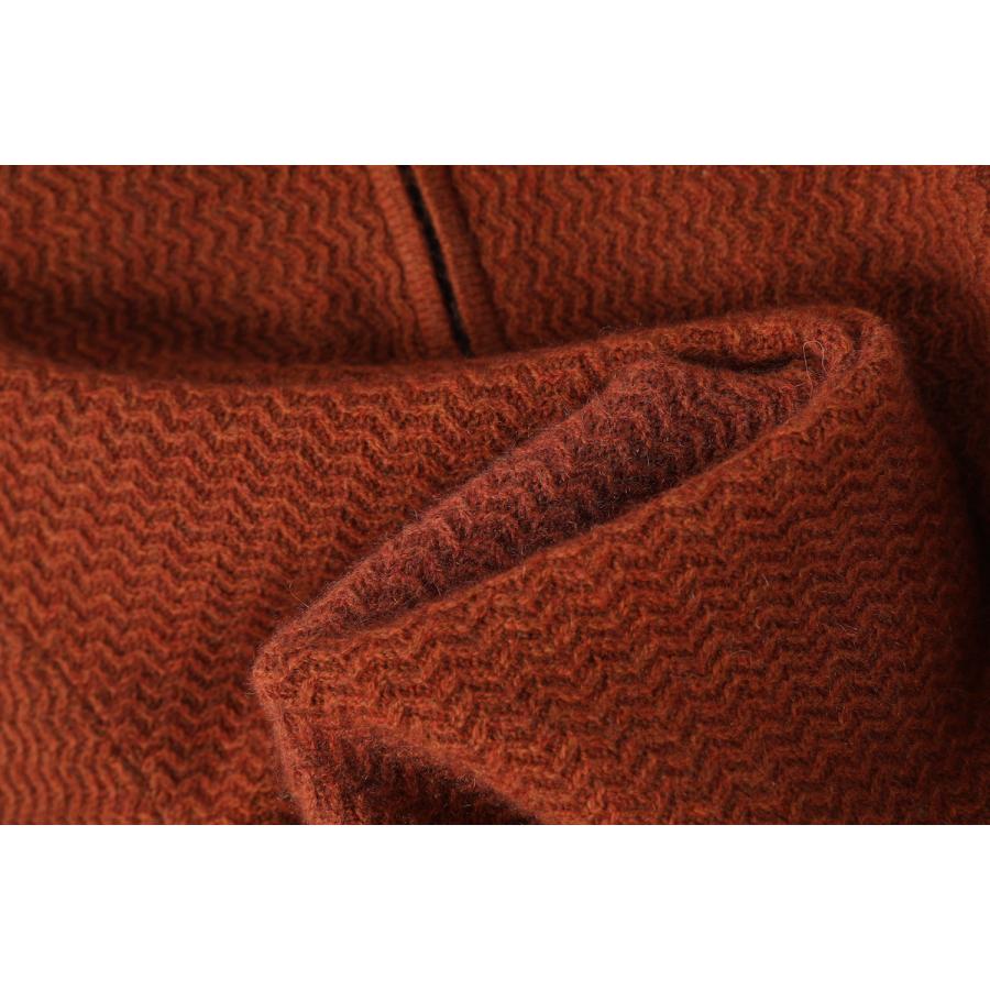 SHOKAY（ショーケイ) シャンバラ・メンズ・ハイネックジッパープルオーバー(キャラメル、ヤク100％) |  | 05