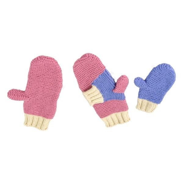 SHOKAY (ショーケイ）フォーエバー・ハンド・イン・ハンド・ミトンズ（手をつなぐ手袋　親子用・スモーキーピンク/サックスブルー/オフホワイト） |  | 01