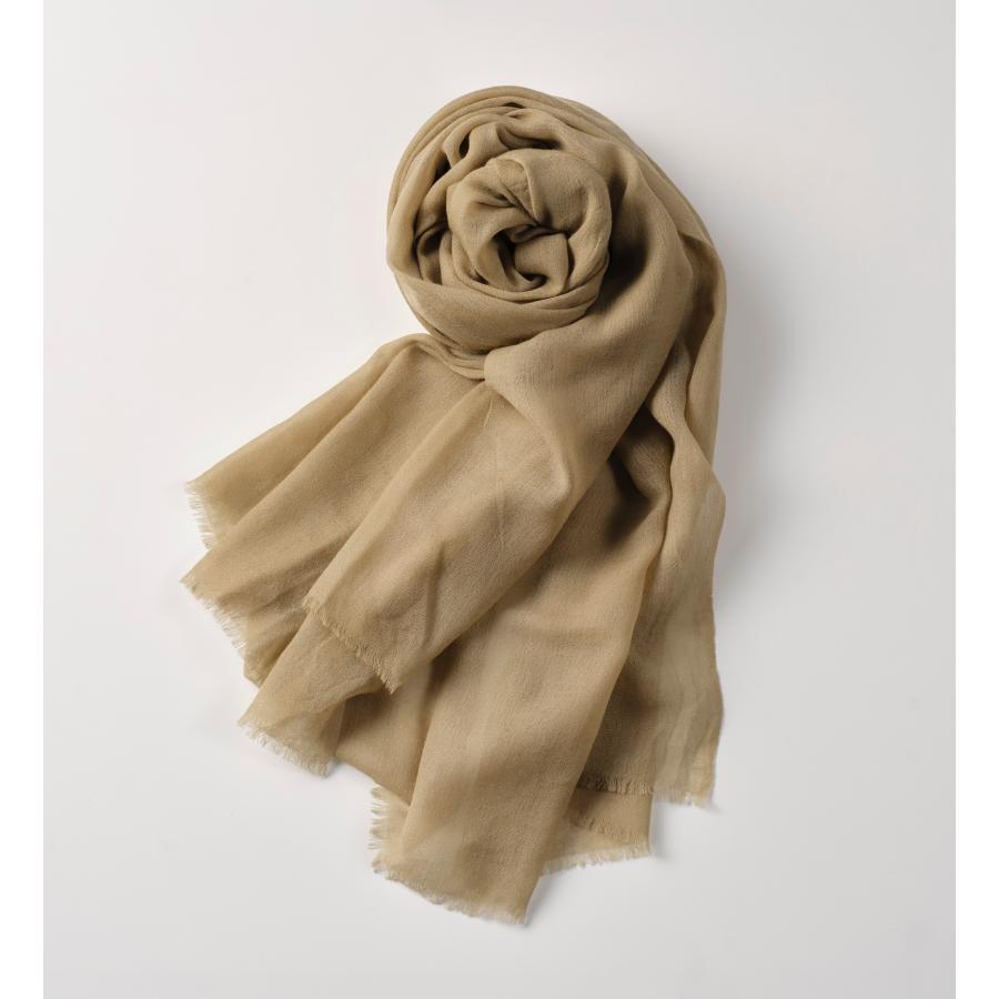 SHOKAY(ショーケイ) 森染めショール（ヨモギ、ヤク100％) | 