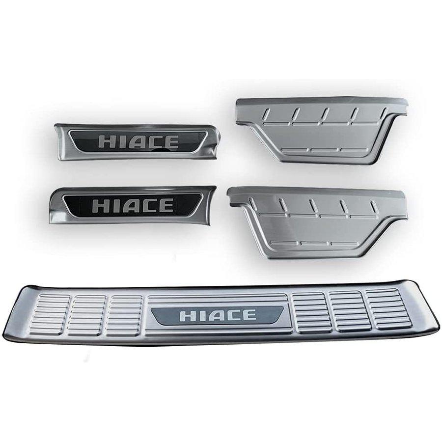 ハイエース200系1-8型 標準 ワイドボディー リアバンパー ステップ